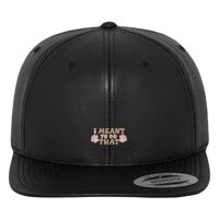 Full leather imitation snapback (6089FL) Vignette