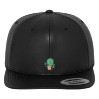 Full leather imitation snapback (6089FL) Vignette