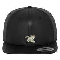 Full leather imitation snapback (6089FL) Vignette