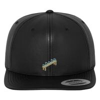 Full leather imitation snapback (6089FL) Vignette