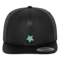 Full leather imitation snapback (6089FL) Vignette