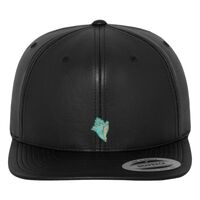Full leather imitation snapback (6089FL) Vignette