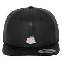 Full leather imitation snapback (6089FL) Vignette