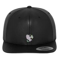 Full leather imitation snapback (6089FL) Vignette