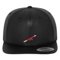 Full leather imitation snapback (6089FL) Vignette