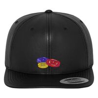 Full leather imitation snapback (6089FL) Vignette