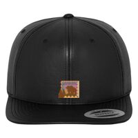 Full leather imitation snapback (6089FL) Vignette