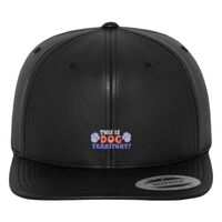Full leather imitation snapback (6089FL) Vignette