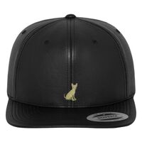 Full leather imitation snapback (6089FL) Vignette