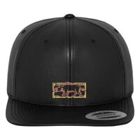 Full leather imitation snapback (6089FL) Vignette