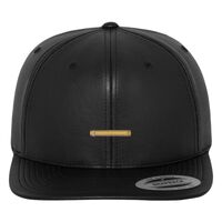 Full leather imitation snapback (6089FL) Vignette