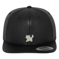 Full leather imitation snapback (6089FL) Vignette