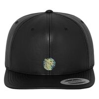 Full leather imitation snapback (6089FL) Vignette