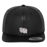 Full leather imitation snapback (6089FL) Vignette
