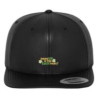 Full leather imitation snapback (6089FL) Vignette
