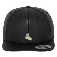Full leather imitation snapback (6089FL) Vignette