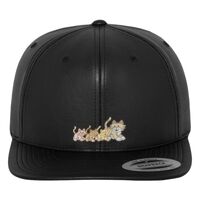 Full leather imitation snapback (6089FL) Vignette