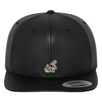 Full leather imitation snapback (6089FL) Vignette