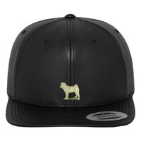 Full leather imitation snapback (6089FL) Vignette