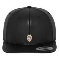 Full leather imitation snapback (6089FL) Vignette