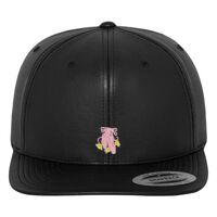 Full leather imitation snapback (6089FL) Vignette