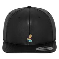 Full leather imitation snapback (6089FL) Vignette