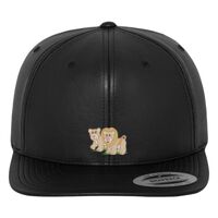 Full leather imitation snapback (6089FL) Vignette