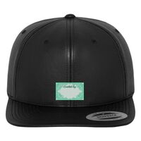 Full leather imitation snapback (6089FL) Vignette
