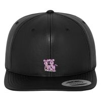 Full leather imitation snapback (6089FL) Vignette