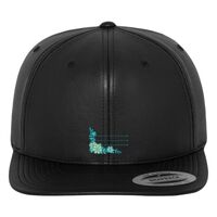Full leather imitation snapback (6089FL) Vignette