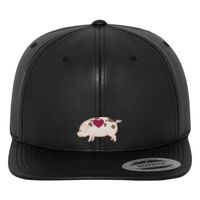 Full leather imitation snapback (6089FL) Vignette