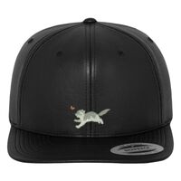 Full leather imitation snapback (6089FL) Vignette