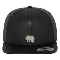 Full leather imitation snapback (6089FL) Vignette