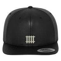 Full leather imitation snapback (6089FL) Vignette