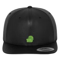 Full leather imitation snapback (6089FL) Vignette