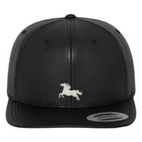 Full leather imitation snapback (6089FL) Vignette