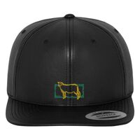 Full leather imitation snapback (6089FL) Vignette