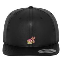 Full leather imitation snapback (6089FL) Vignette