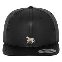 Full leather imitation snapback (6089FL) Vignette