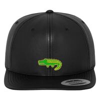 Full leather imitation snapback (6089FL) Vignette