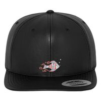 Full leather imitation snapback (6089FL) Vignette
