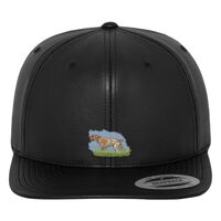 Full leather imitation snapback (6089FL) Vignette