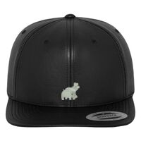 Full leather imitation snapback (6089FL) Vignette