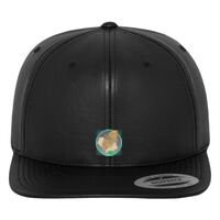 Full leather imitation snapback (6089FL) Vignette