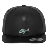 Full leather imitation snapback (6089FL) Vignette