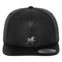 Full leather imitation snapback (6089FL) Vignette