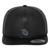 Full leather imitation snapback (6089FL) Vignette