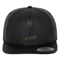 Full leather imitation snapback (6089FL) Vignette
