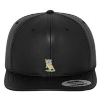 Full leather imitation snapback (6089FL) Vignette