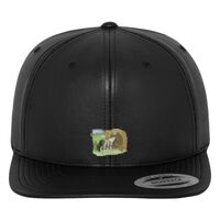 Full leather imitation snapback (6089FL) Vignette